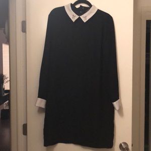 Black Wednesday Adams-esque shift dress